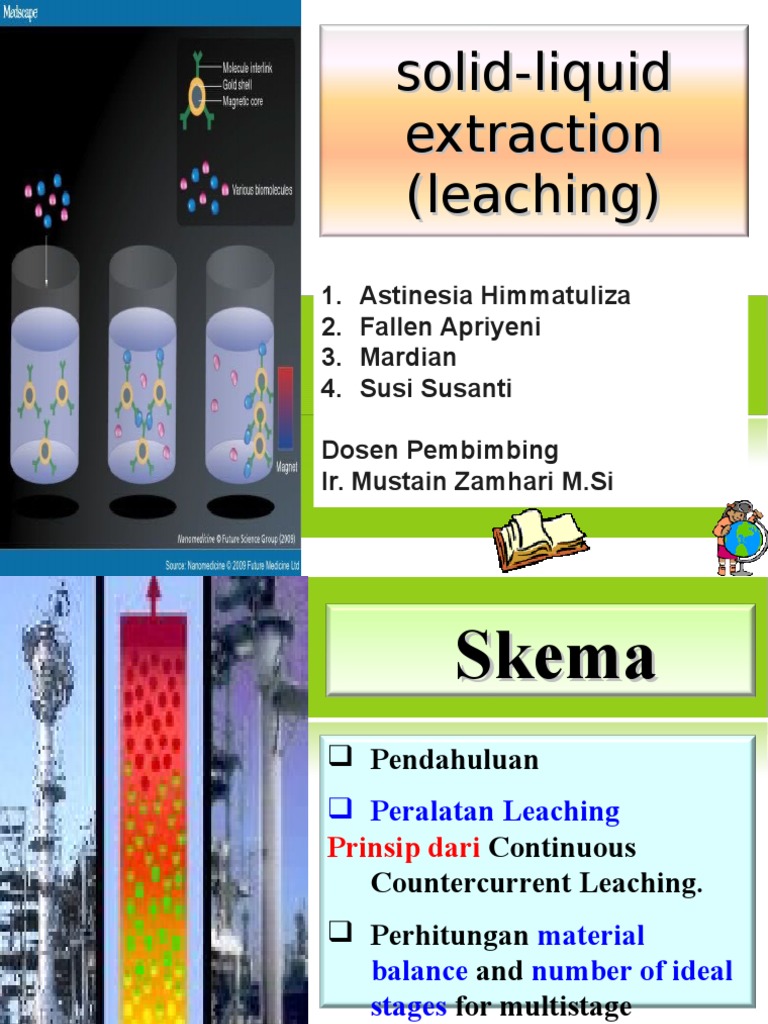 Proses dan Peralatan Leaching | PDF