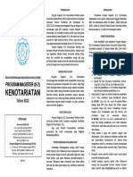 Leaflet S-2 Kenotariatan FH UNS 2012
