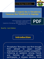 Tinea Corporis Case Due to T. Tonsurans