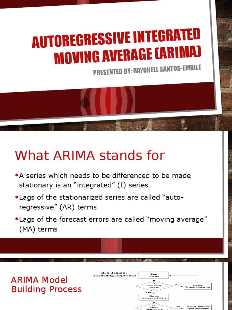Understanding ARIMA Model Basics | PDF | Autoregressive Integrated ...