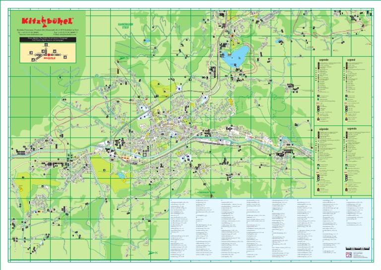 Stadtplan Kitzbühel | city map kitzbühel