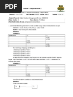 Assignment 2 Mod 3 - Solution