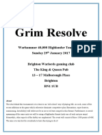 Grim Resolve 40K Highlander Rulepack