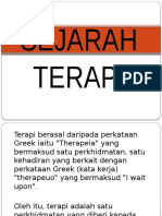 Sejarah Terapi