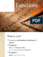 Functions: Relations - Notes by M. Deepa