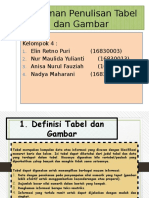 KEL 4 Pedoman Penulisan Tabel Dan Gambar