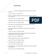 Chapter 9 Organizational Plan True/False Questions