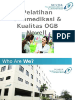 Pelatihan Swamedikasi Dan Kualitas OGB Novell