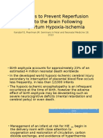 Strategies Prevent Reperfusion Injury Brain Following Intrapartum Hypoxia