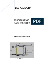 Final Concept: Multipurpose Baby Stroller