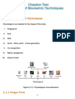 Chapter Two Types of Biometric Techniques