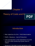 Costs and Revenue Theory