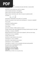 Total RNA Extraction: Collect RNA Quantify Amount of RNA (1.5ul) Using Nano Drop