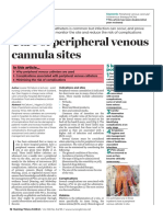 210812care of Peripheral Venous Cannula Sites