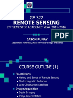 Remote Sensing: 2 Semester Academic Year 2015-2016
