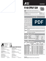 W 400 Spray Gun: Important