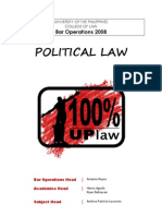 UP Political Law Reviewer 2008