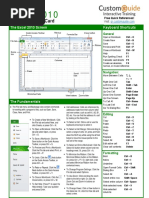 Excel 2010 Quick Reference