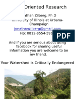 Your Watershed is Critically Endangered