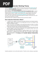 Induction Generator Working Theory