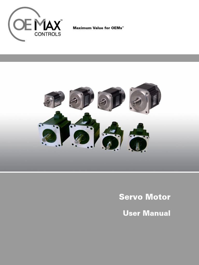 OEMax Servo User Manual PDF Acceleration Torque