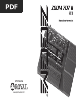 Manual Zoom 707 II Guitar