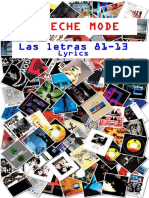 Depeche Mode. Las Letras 81-13 - Martin L. Gore