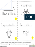 Colors Book of Black Preschool Kindergarten