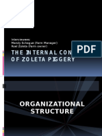 The Internal Control of Zoleta Piggery