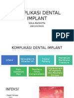 Komplikasi Dental Implant