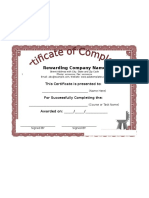 Free Certificate of Completion Template.docx