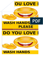Doyouloveme?: Wash Hands Please