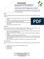 Standar Operasional Prosedur Pengoperasian Autoklaf