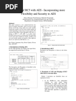 Merging of RC5 With AES - Incorporating More Flexibility and Security To AES