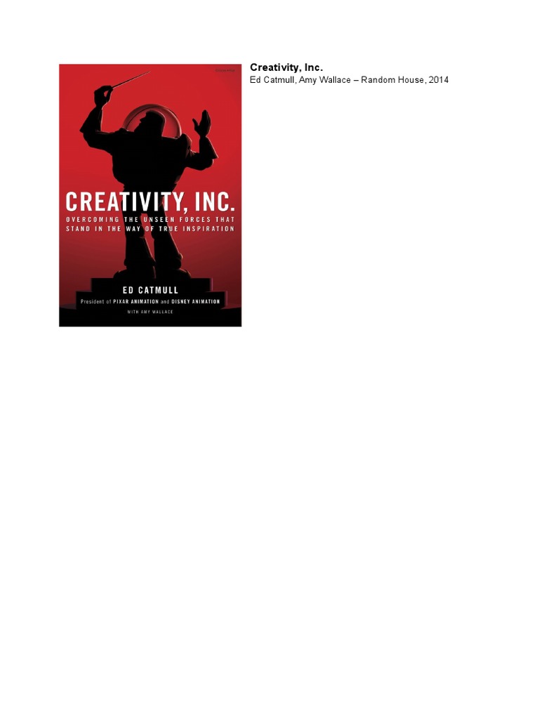 Insights from Creativity, Inc. | PDF