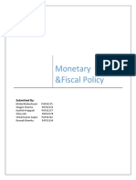 MEReport MonetaryandFiscalPolicy