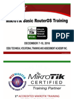 Engr Roy - Mikrotik Cebu Training
