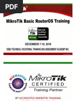 Engr Roy - Mikrotik Cebu Training