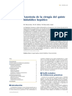 Anestesia de La Cirug a Del Quiste Hidat Dico Hep Tico 2005 EMC Anestesia Reanimaci n