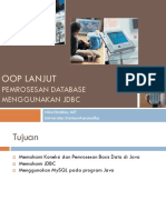 Lecture 07 - Pemrosesan Database Menggunakan JDBC PDF