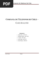 Case Analysis - Compania de Telefonos de Chile