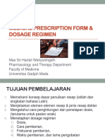 DOSAGE RESEP