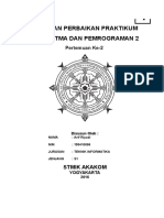 Laporan Praktikum Algo 2 Pertemuan Ke-2