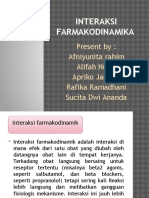 Interaksi Farmakodinamika