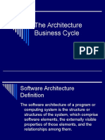 Software Architecture Business Cycle