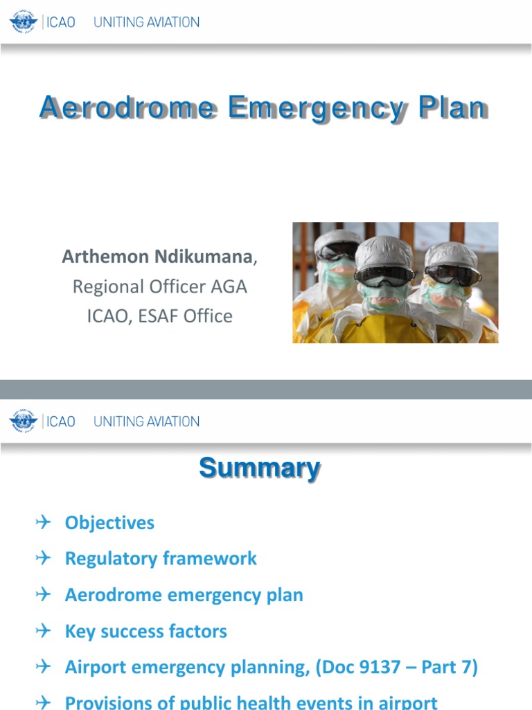 Aerodrome Emergency Planning Guide | PDF | Emergency | Emergency Management