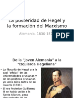 La Posteridad de Hegel y La Formación Del