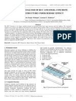 Performance Analysis of RCC and Steel Concrete Composite Structure Under Seismic Effect