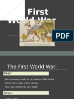 The First World War: Nationalism, Alliances and Militarism Led to Global Conflict