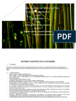 Sistema Constructivo Del Bambu